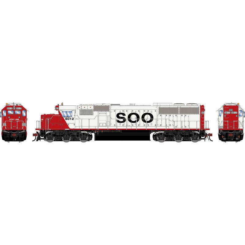HO GEN SD60 Locomotive, SOO #6012