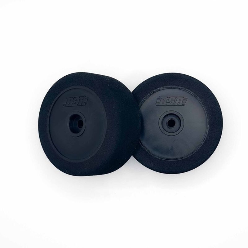 1/18 Mini B/T Narrow Pre-Mounted Tires, Purple Compound (2)