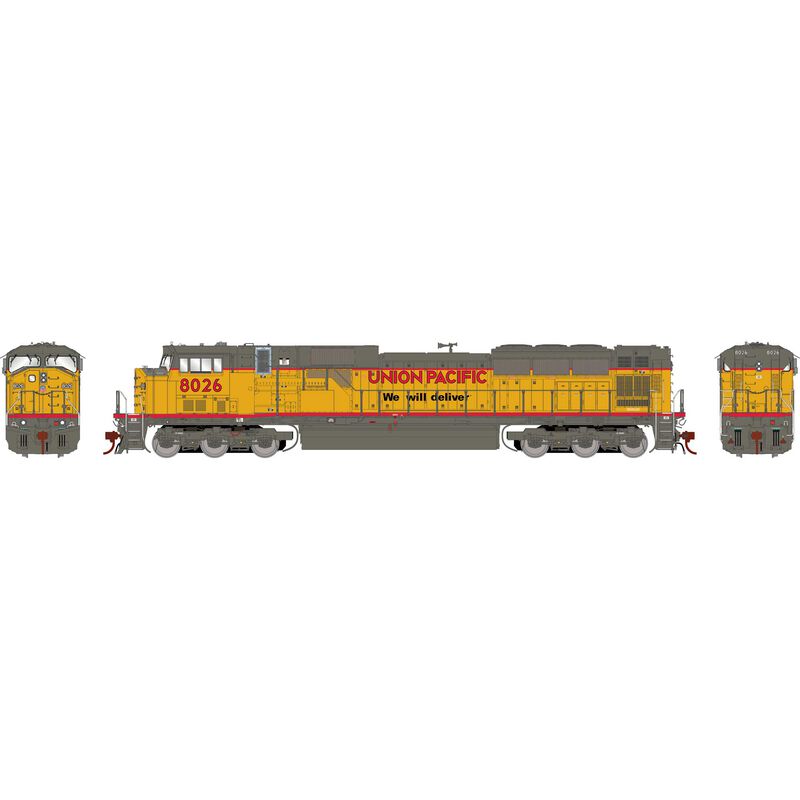HO EMD SD9043MAC Locomotive with DCC & Sound, UP #8026