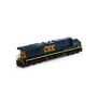 HO ES44DC Locomotive with DCC & Sound, CSX, YN3 #5245