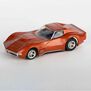 HO 1971 Chevy Corvette 454 Mega G+ Slot Car, Metallic Orange