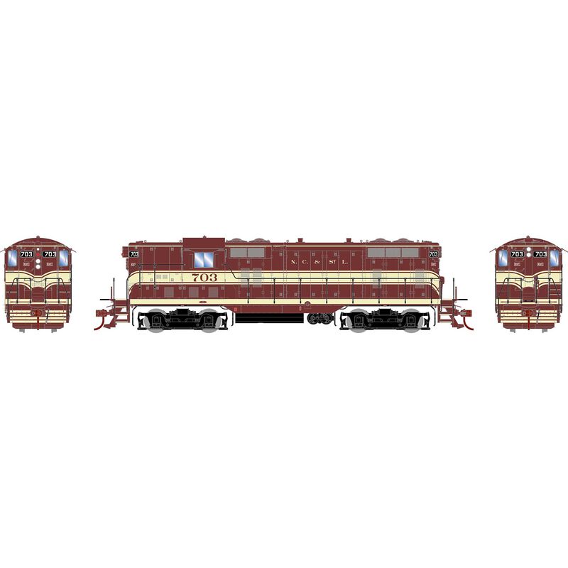 HO GEN GP7L Locomotive w/DCC & Sound, NCSL #703