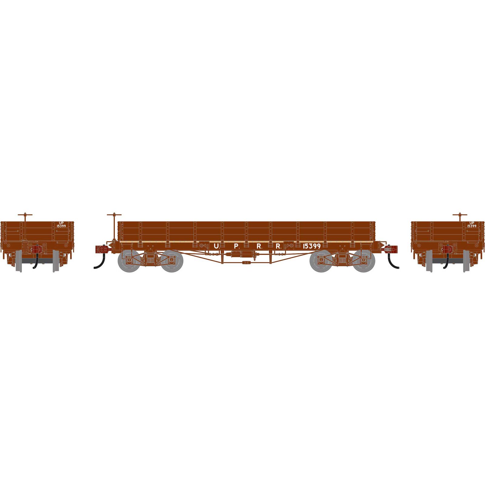 HO ATH 36' Low Side Gondola w/ Drop Gates, UP #15399