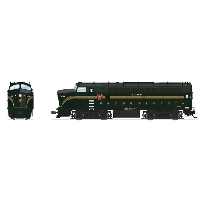 HO BF-16 Sharknose Locomotive A, PRR 9709 5 Stripe with Paragon4