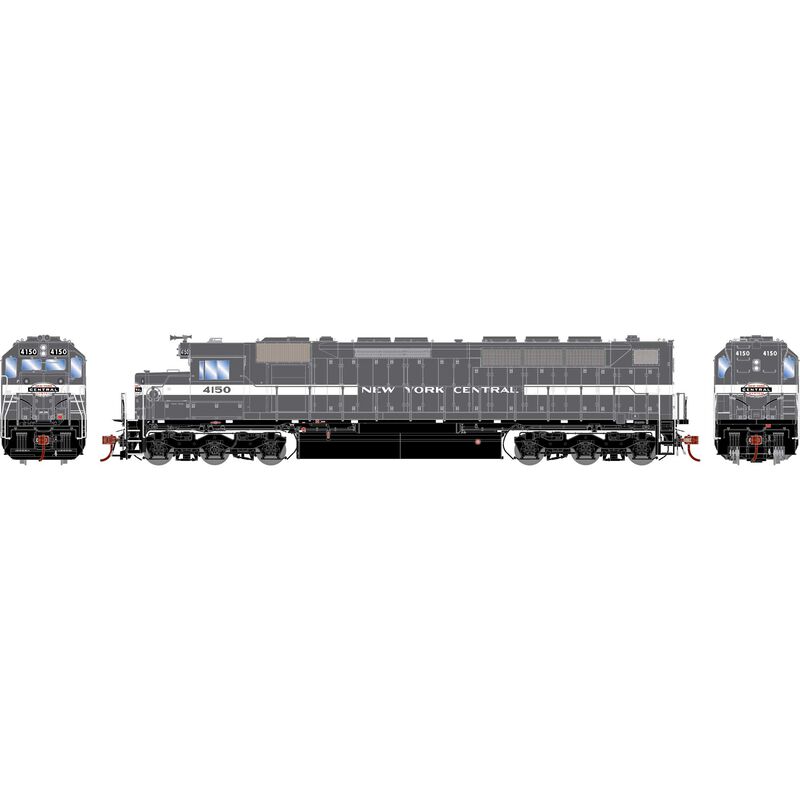 HO GEN SDP45 Locomotive, Legendary Liveries NYC #4150