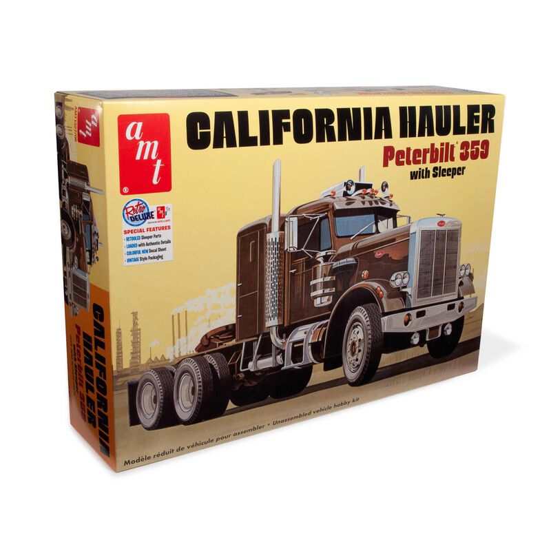 1/25 Peterbilt 359 California Hauler with Sleeper Model Kit