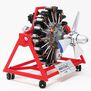 Wright Cyclone 9 Radial Engine STEM
