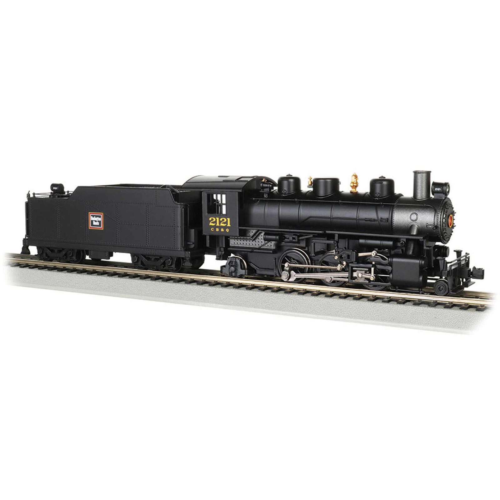 HO PRAIRIE 2-6-2 with Smoke & Tender - CB&Q #2121