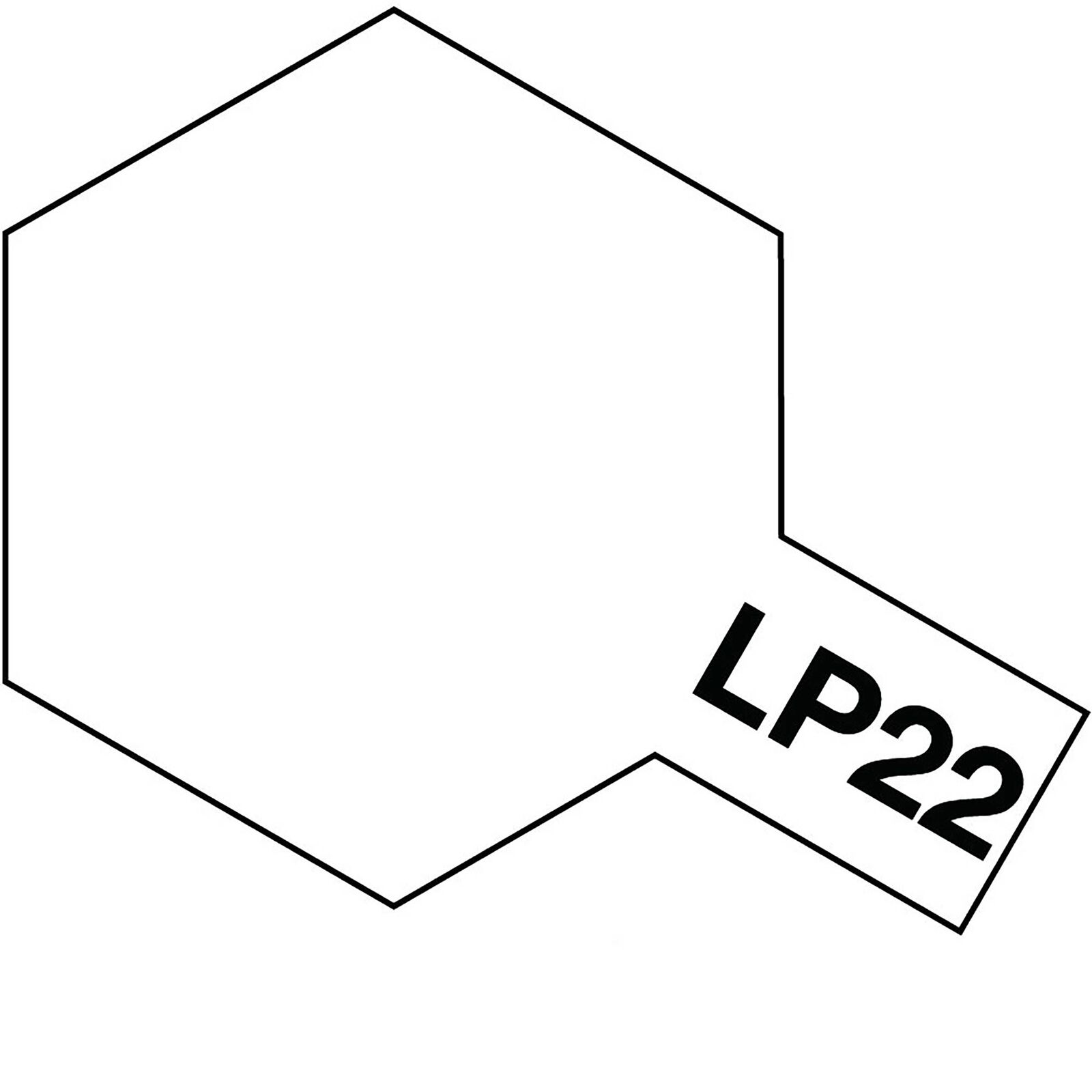 Lacquer Paint, LP-22 Flat Base, 10 mL