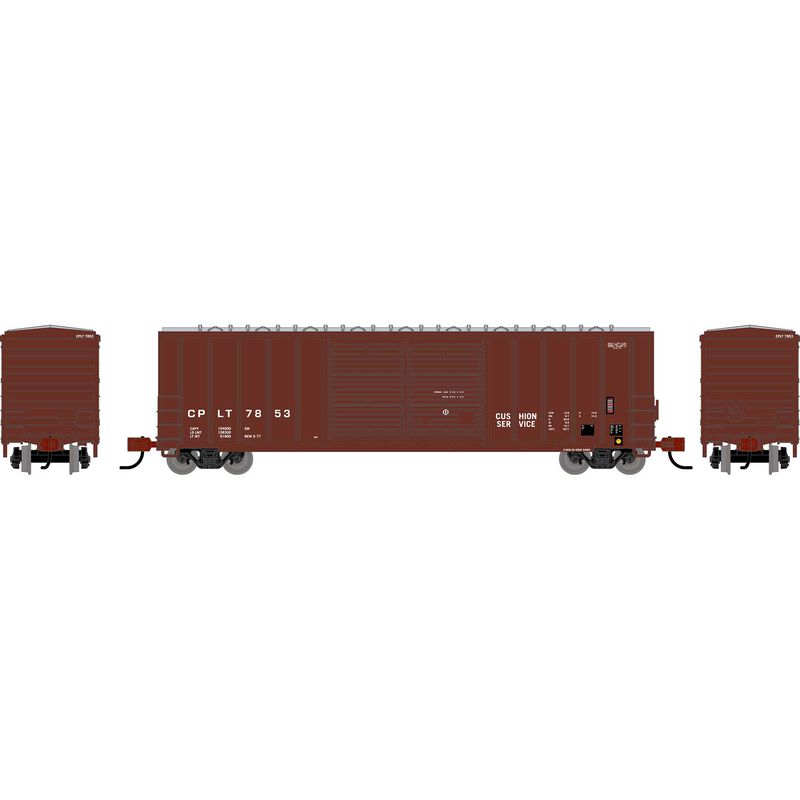 N ATH 50' FMC Centered Double Door Box Car, CPLT #7853