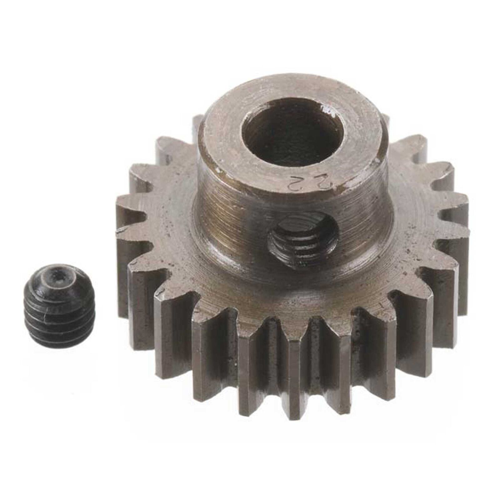 Extra Hard 5mm Bore .8 Module (31.75P) Pinion, 22T