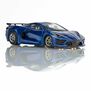HO Chevy Corvette C8 Mega G+ Slot Car, Metallic Riptide Blue
