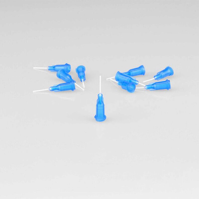 Glue Tip Needles, Thin Bore, Blue (10)