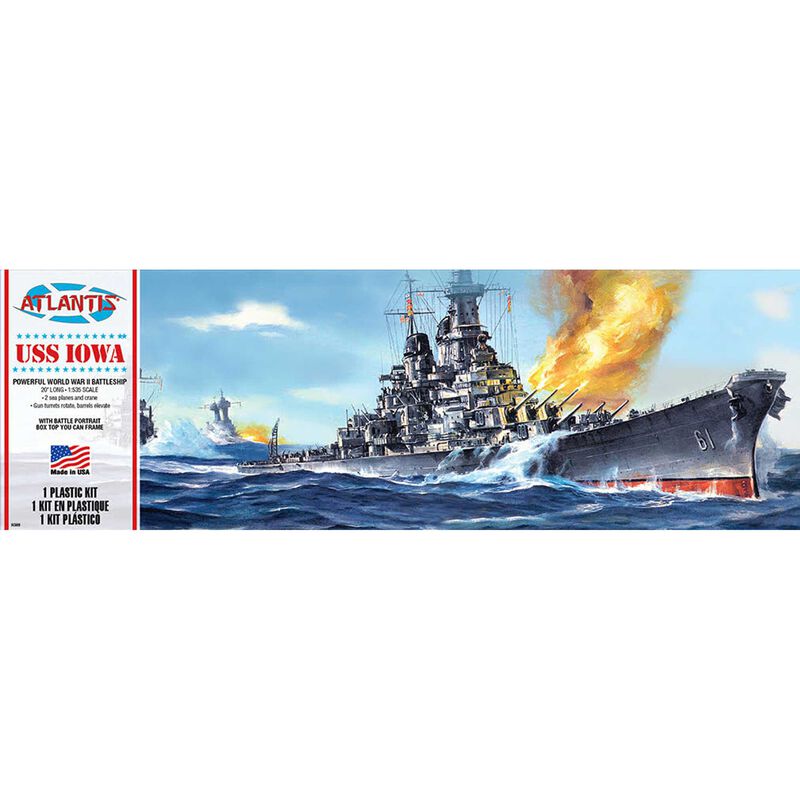 USS Iowa BB-61 Big Battleship 1/535 Plastic Model