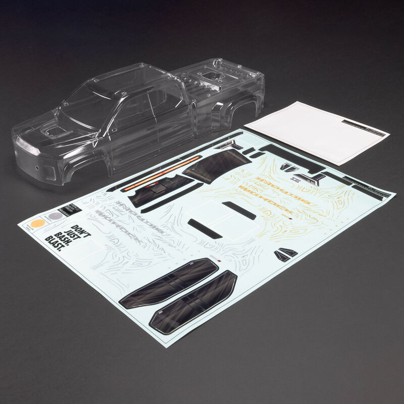 BIG ROCK CREW 4X4 Cab Trimmed Body, Clear