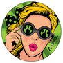 Axial Retro Sunglasses Sticker