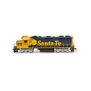 HO GP39-2u Locomotive with DCC & Sound, ATSF #3418