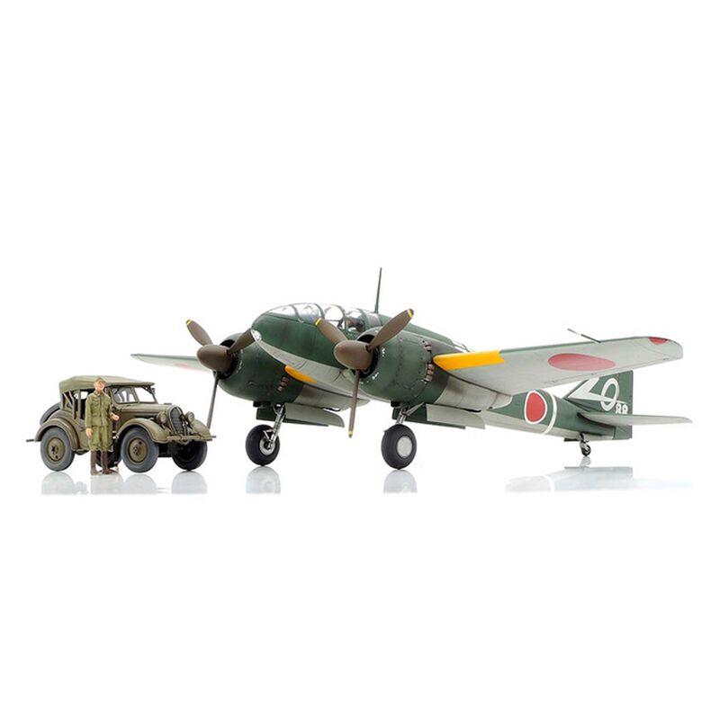 1/48 Mitsubishi Ki-46 III Type 100 & 4x4 Light Vehicle Kurogane Set LIMITED EDITION