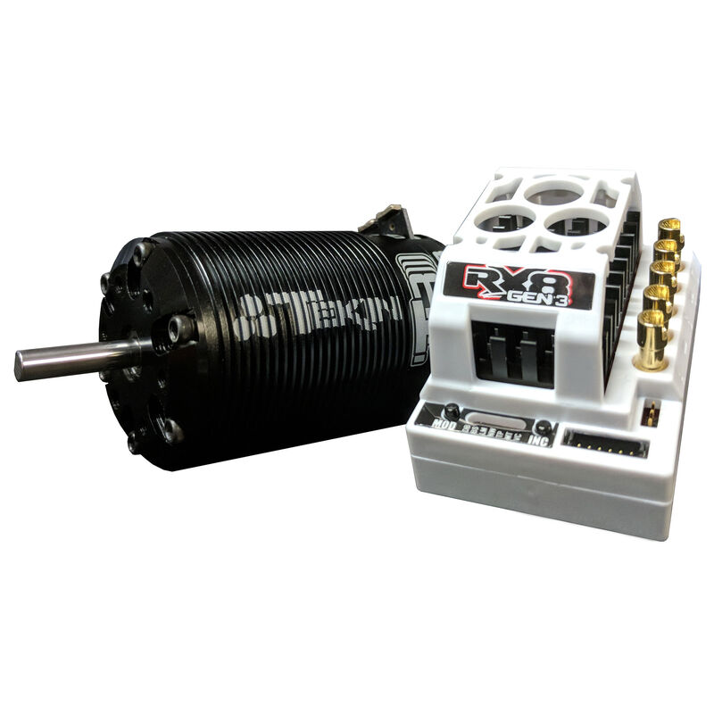 1/8 RX8 Gen3 ESC/T8 Gen3 Brushless Motor Combo, 2250kv