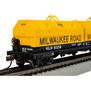 HO 55' Steel Coil Car w/ Coil Load & Angled Hood - Milwaukee Road #92258