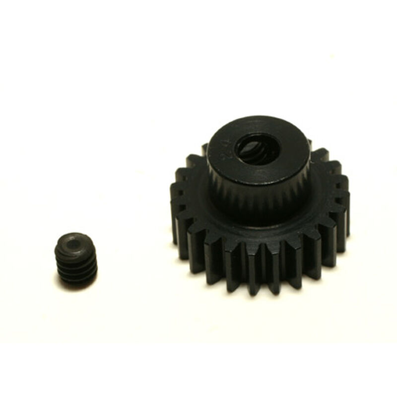 48P Hard Coated Aluminum Pinion Gear, 24T