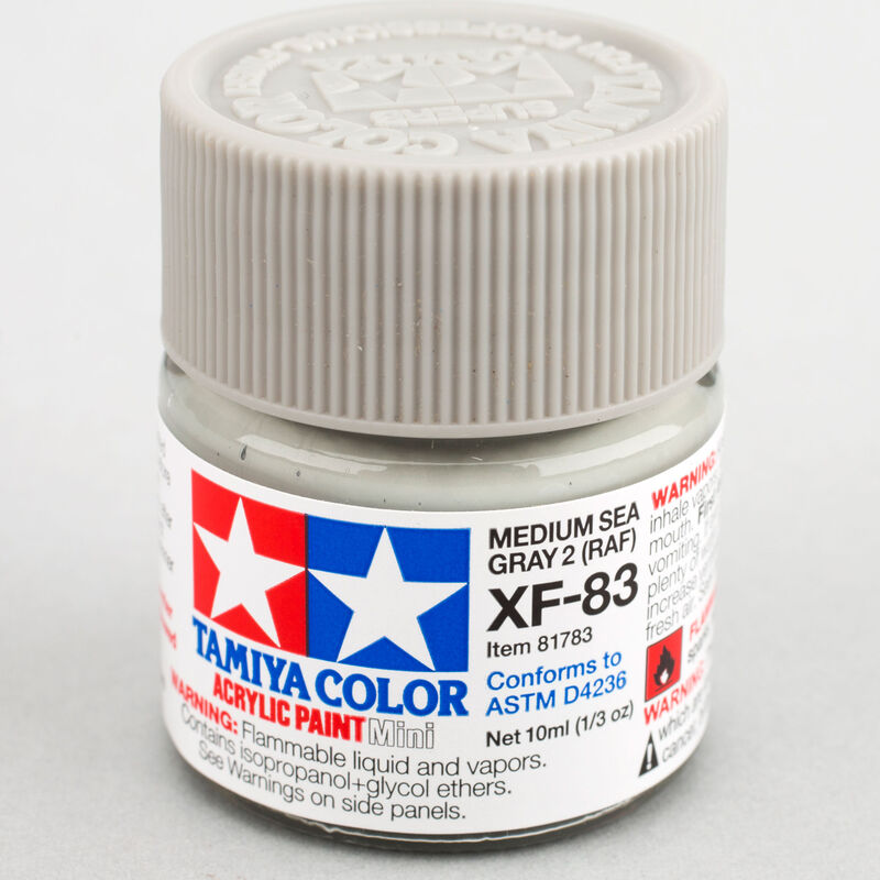 Acrylic Mini XF-83 Med Sea Gray 2 RAF 10ml Bottle