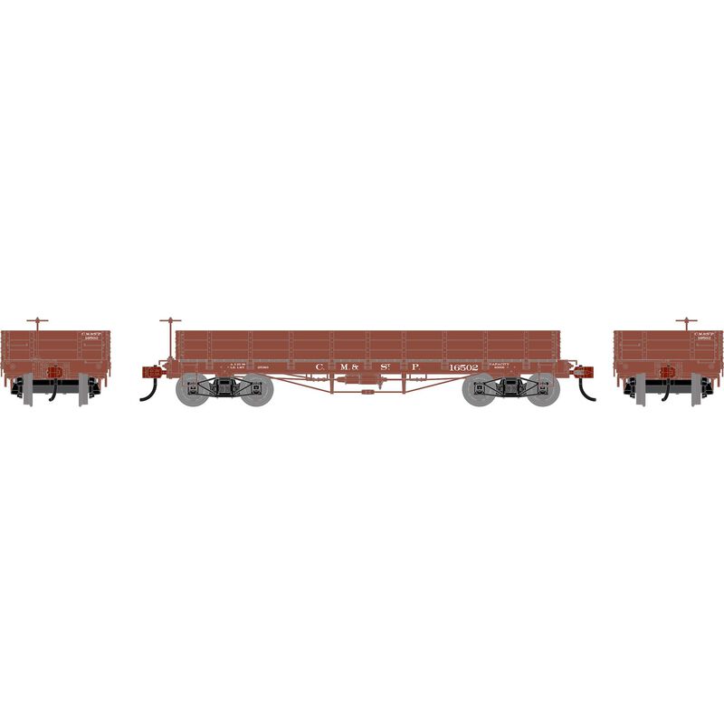 HO ATH 36' Low Side Gondola w/ Drop Gates, MILW #16502