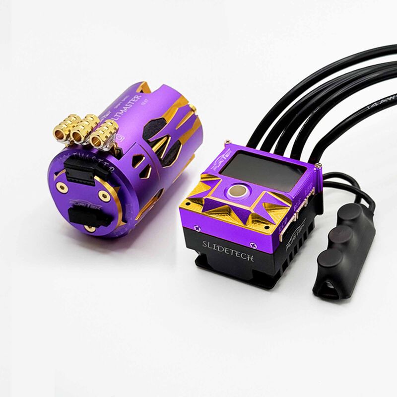 SlideVolt Drift Combo: SlideTech ESC & Voltmaster Brushless Motor, Royal Purple
