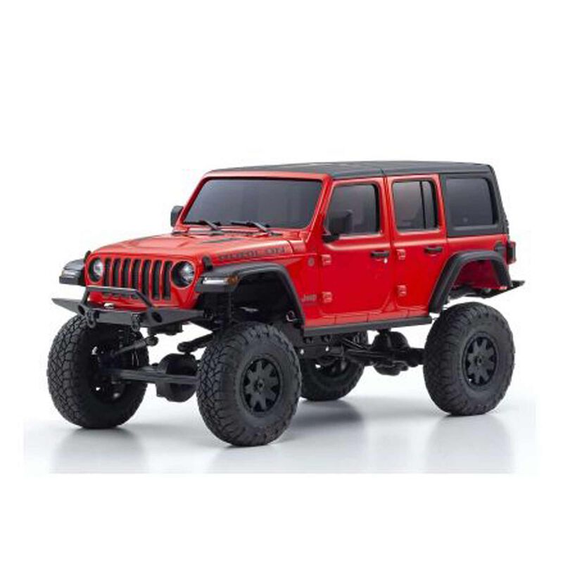 1/28 Jeep Wrangler Unlimited Rubicon MINI-Z 4x4 Crawler RTR, Red