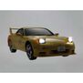 1/28 Initial D Mazda RX-7 FC3S 2WD On-Road First Mini-Z RTR, Yellow