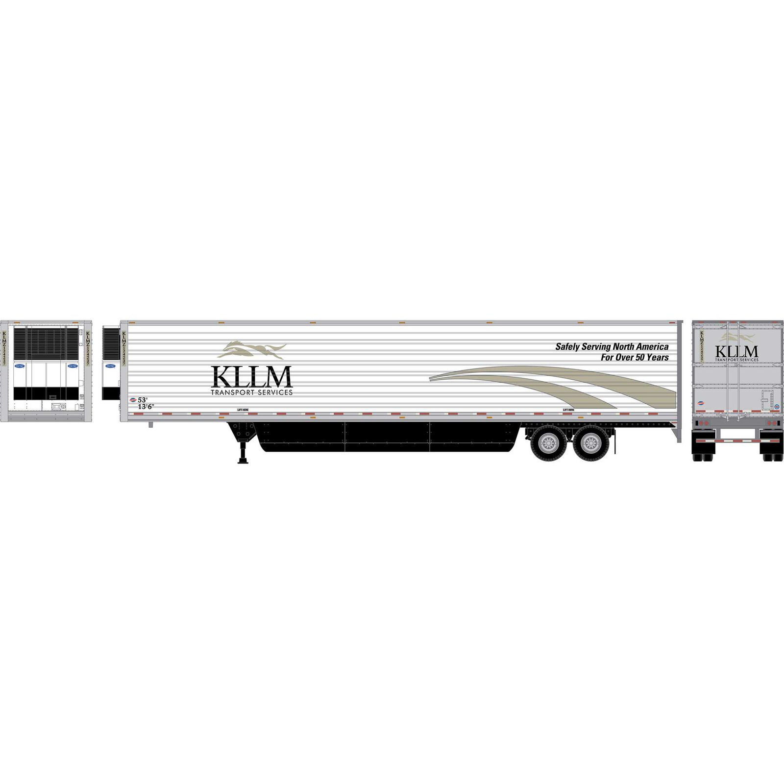 HO ATH 53' Utility Reefer Trailer, KLMZ #124237