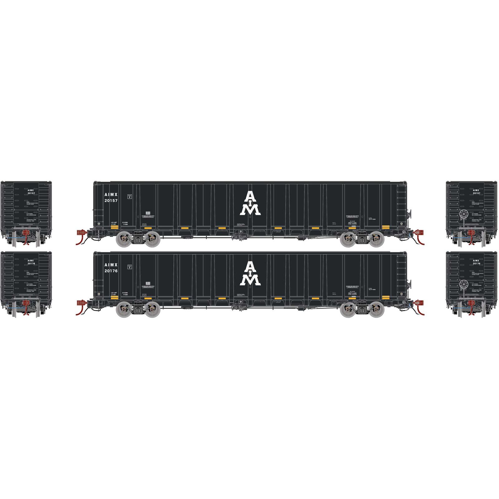 HO NSC 6000 Gondola with Load, AIMX #20157, 20176 (2)