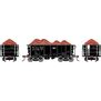 HO 26' PC&F Ore Car Tight-Bottom Low Side with Load, NDM #130977