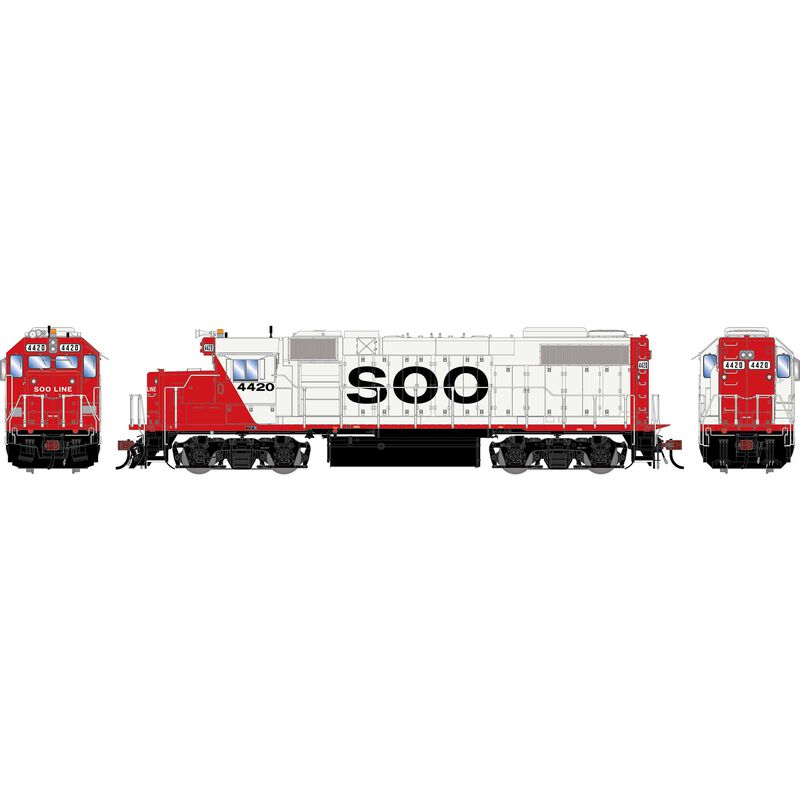 HO GEN GP38-2 Locomotive, SOO #4420