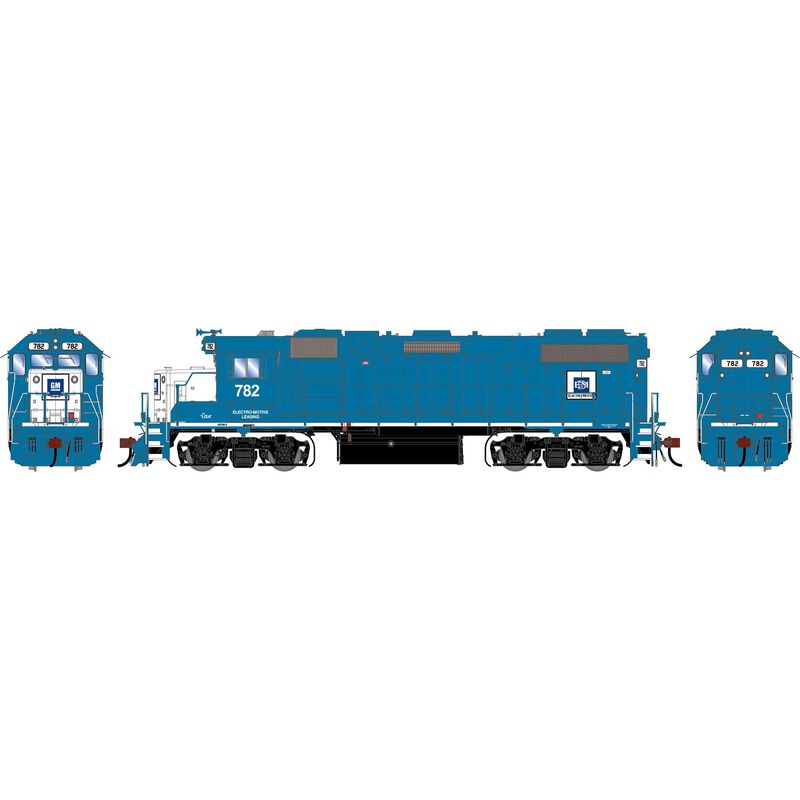 HO GEN GP38-2 Locomotive, EMDX #782