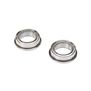 8 x 12 x 3.5mm Ball Bearing, Flanged, Rubber (2)