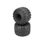 1/10 Firestorm 2.6” Monster Truck Tires with Inserts, Gold Compound (2)