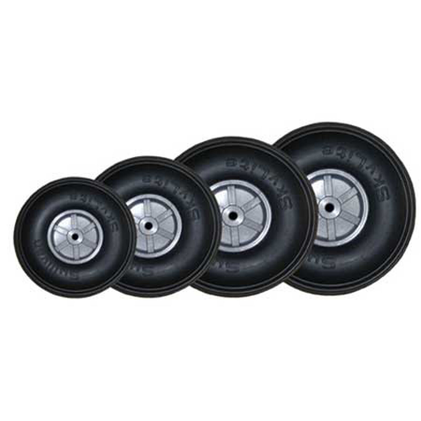 Skylite Wheel with Tread 4" (1 wheel and tire included)