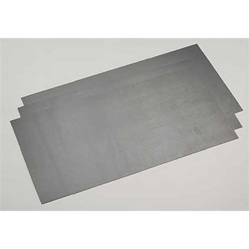 Black Styrene Sheets, .02x6x12" (3)