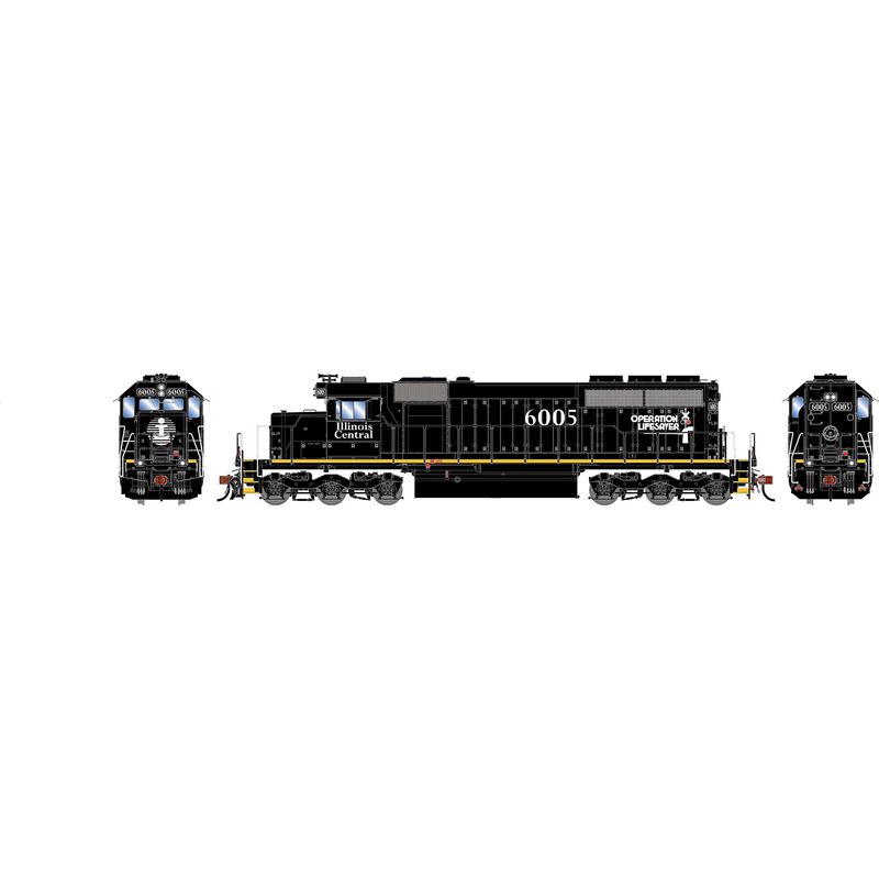HO ATH SD40R Locomotive w/DCC & Sound, IC 'OLS' #6005