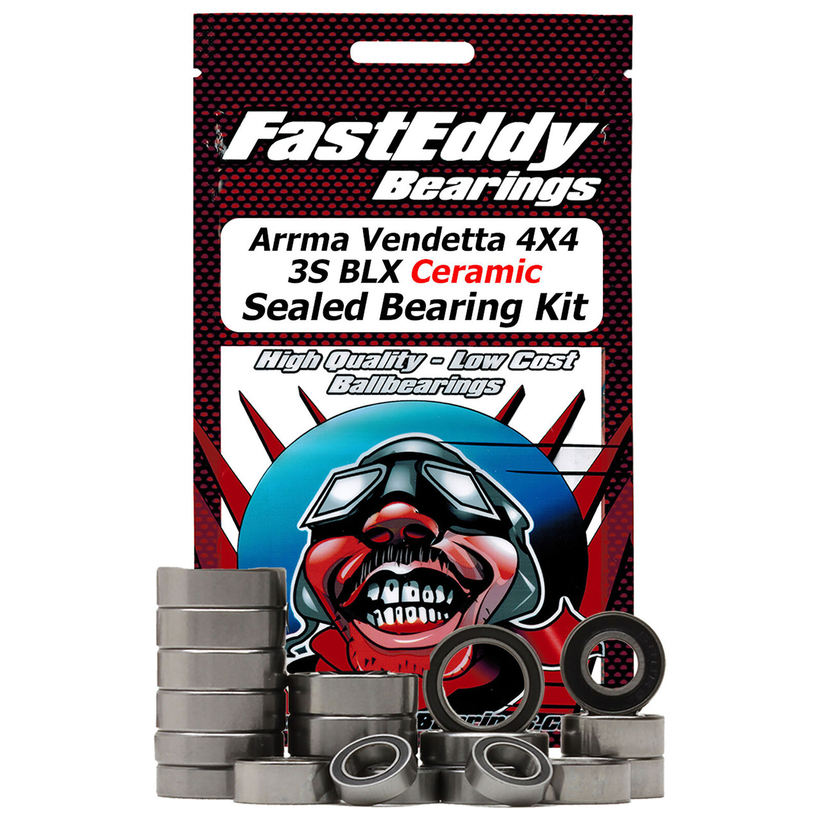 ARRMA Vendetta 4X4 3S BLX Ceramic Sealed Bearing Kit