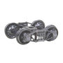 HO Arch Bar Truck, 33" Ribbed Wheels (1pr)