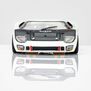 HO Ford GT40 Mk.II #96 Mega G+ Slot Car, White & Black