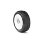 1/8 I-Beam Ultra Soft Pre-Mounted Tires, White EVO Wheels (2): Buggy