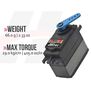 D955TW Standard Digital Monster Torque Titanium Gear Servo
