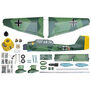 1:5 3/4 Stuka Ju 87 GP EP Gas ARF 75.2"