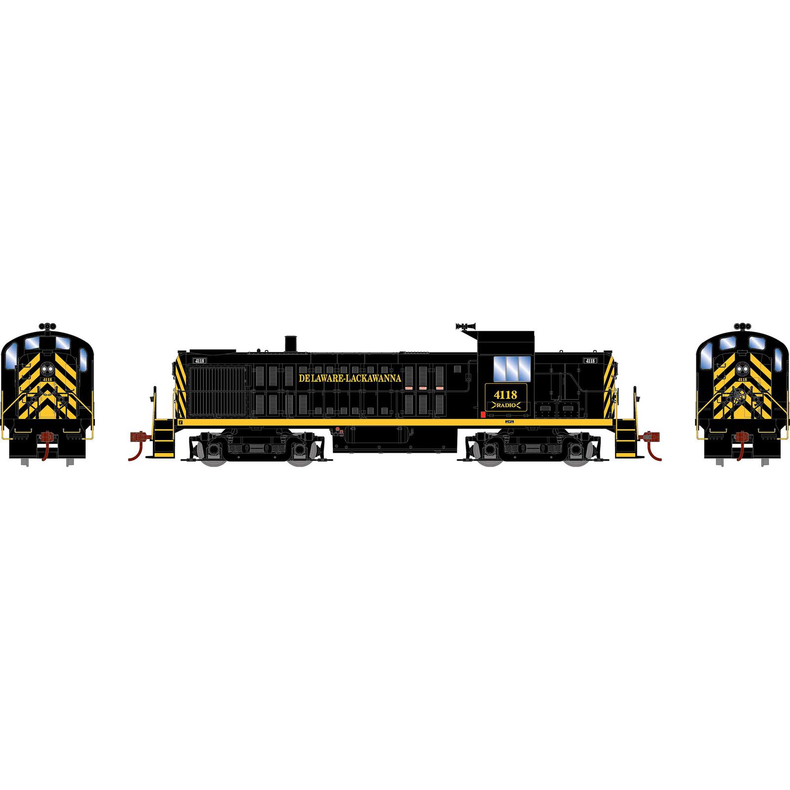 HO ATH RS-3 Locomotive w/DCC & Sound, DL #4118