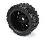 1/6 Masher X HP BELTED F/R 5.7” Tires MTD 24mm Blk Raid 8x48 Hex (2)