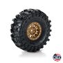 1/10 Limited Edition Mickey Thompson Baja Pro X G8 1.9" Crawler Tires Mounted 12mm Bronze Impulse (2)