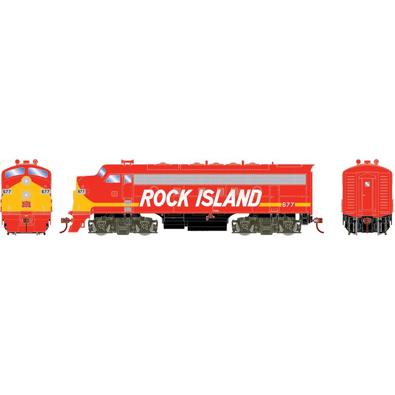 HO RND F7A Locomotive DCC-Ready, CRIP #677